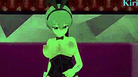 Hana uzaki and yanagi uzaki in bunny girl intense creampie hentai sex