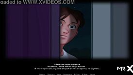 Summertime Saga: Whore Gets Spanked And Creamed In Episode 3.