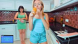 Hey, can you clean the kitchen like this slut?