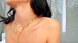 Sexy Latina Amateur With Natural Tits And Hard Nipples Teasing Cocks On Webcam In USA