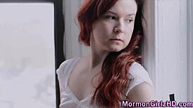 mormon redhead rubbing her hairy pussy solo... so hot 🔥
