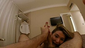 i watch teen 18+ blowjob make french man explode cum