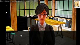 My new family 101 with brunette and redhead characters in hentai style