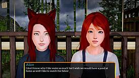 New Family with Big Ass and Tits