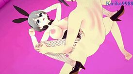 Hana uzaki and yanagi uzaki in bunny girl intense creampie hentai sex