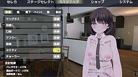 serika-san secretly exposes under naked coat in public 😏