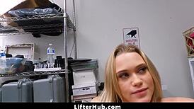 Blonde Teen 18+ Chloe Rose Caught Stealing Bikini