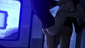 Projekt passion redhead gets fucked standing with foot on wall