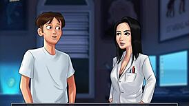 I Explore Summertime Saga Episode One Hundred Ten with the Brunette Teacher