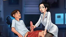 I Explore Summertime Saga Episode One Hundred Ten with the Brunette Teacher