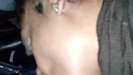 I can’t believe it, I sucked his dick and swallowed every drop in the car. It was so sloppy!