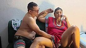 Indian Stepsister Fucked Hard While Talking on Phone with Boyfriend