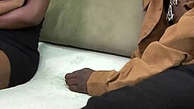 African lover delivers intense doggystyle and handjob in high definition