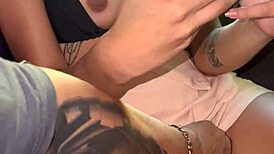 Grabbing My Friend During Her Webcam Session in the Car Fills Me with Intense Excitement and Desire