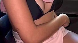 Grabbing My Friend During Her Webcam Session in the Car Fills Me with Intense Excitement and Desire