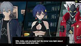 Completing a partnership with Nicole in Zenless Zone Zero featuring Gumi in 3D cartoon style