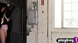 Cute Canadian Hailey Afton Strips In Hot Lingerie