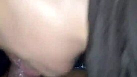 I can’t believe it, I sucked his dick and swallowed every drop in the car. It was so sloppy!