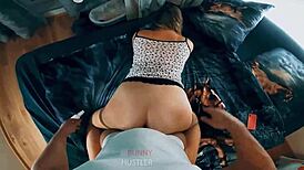 Holy crap! Russian amateur milf takes POV anal with big ass!