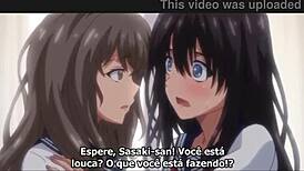 In Hentai Midareuchi scene 1, a group engages in bareback hardcore sex with muff diving and big tits