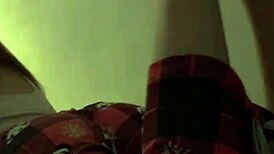 My friend invited me to watch a movie, and we started the new year with intense fucking in lingerie