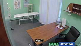 Fake Hospital Hot Blonde Patient Receives Full Doctor’s Hard Treatment