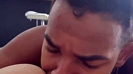 White guy calls for study, takes black dick in ass