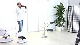 Chrissy Fox Performs Outdoor Casting Blowjob