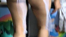 Latina Milf With Big Ass Moves Seductively