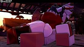 this succubus is giving me a thighjob, feels so good