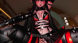 In vrchat erp, pov slow dance turns into lap dance fucking