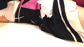 Maid Cosplay Blowjob And Cunnilingus With Friend