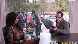 ebony babe paris the muse performs with group