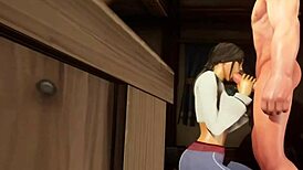 Bath time fun in warcraft parody deepthroat!