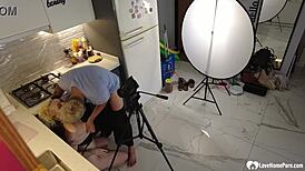 photoshoot turned into me bending over and fucking the tattooed model.