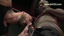 Young and straight gay men having sex with each other