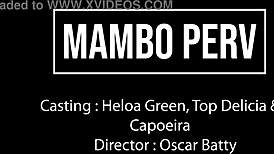 Slim Brazilian Cutie Heloa Green Double Ass Fucked By Two Huge Cocks