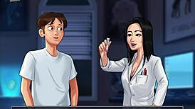 I Explore Summertime Saga Episode One Hundred Ten with the Brunette Teacher