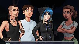 Summertime Saga episode 67 with amateur cartoon characters