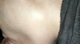 I can’t believe it, I sucked his dick and swallowed every drop in the car. It was so sloppy!