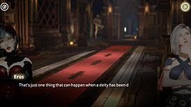 In Rise of Eros game chapter 1, Eros awakens by fucking Inase to release her goddess powers with monster cock