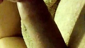 Johnny feels the intense pleasure as blonde gives passionate blowjob