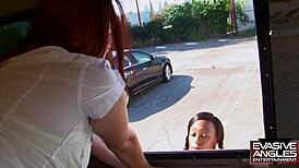 evasive angles tease my sweet black ruby fruit, licking pussy in interracial lesbian scene