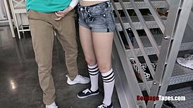 Teen Blonde Slut Anastasia Knight Punished Hard By Old Man