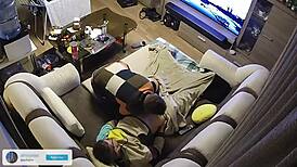 Netflix And Someone's Son! That Was A Big Cumshot!