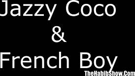 First time newbie JazzyCocoXXX gets FUCKED!