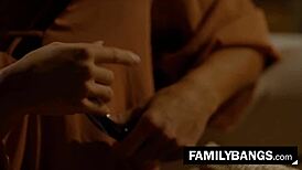 Stepsister Adriana Chechik and Abigail Mac Share Sensual Tribbing After Breakup