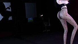 3D Asian Mature Milf with Big Boobs Teases Huge Cock