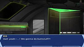 star wars orange trainer gets rough with alien doggystyle. bent over for monster action!