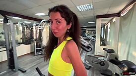 trainer suggested new exercises during our gym session with a couple of stretches and some sporty moves